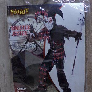 Spirit, Sinister Jester, Child Costume, Large 12-14.